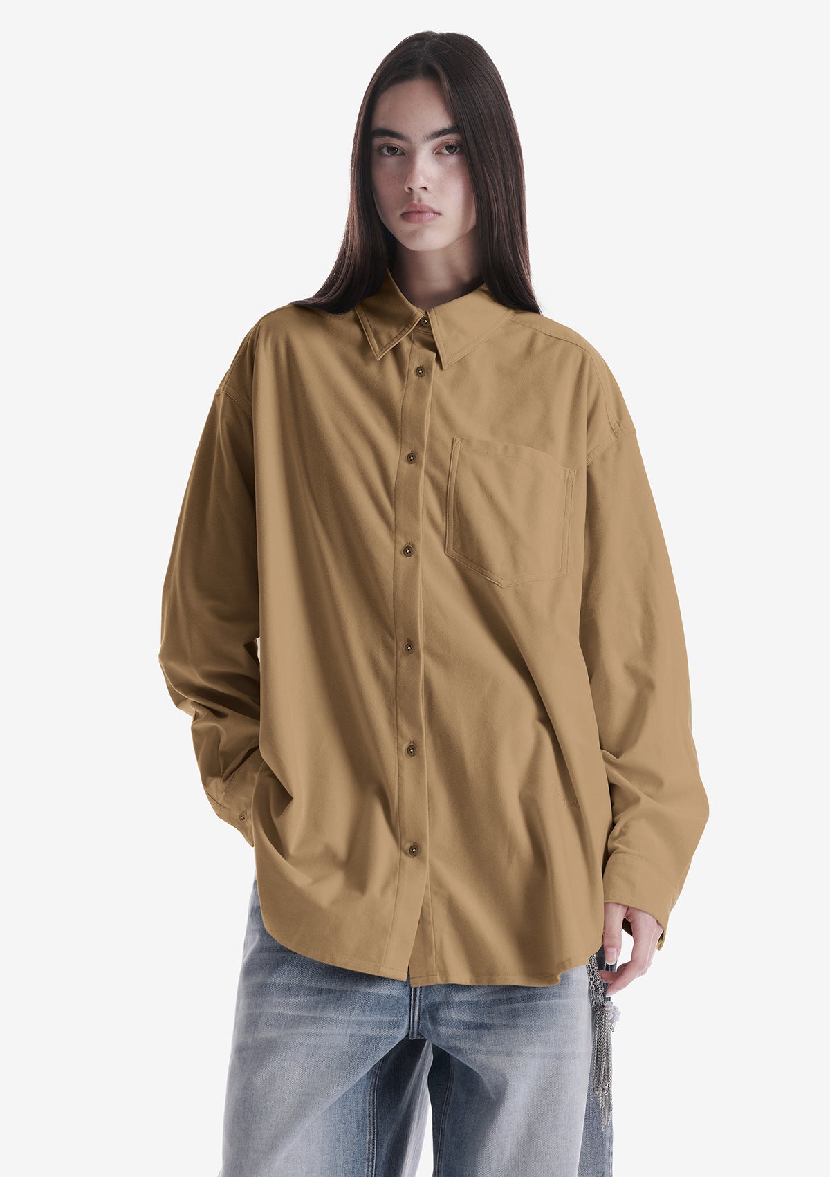 Рубашка DUNE из экозамши Nw83 - Nw83_88_06_0e3029a0-c1ef-471c-9806-036a64547a00