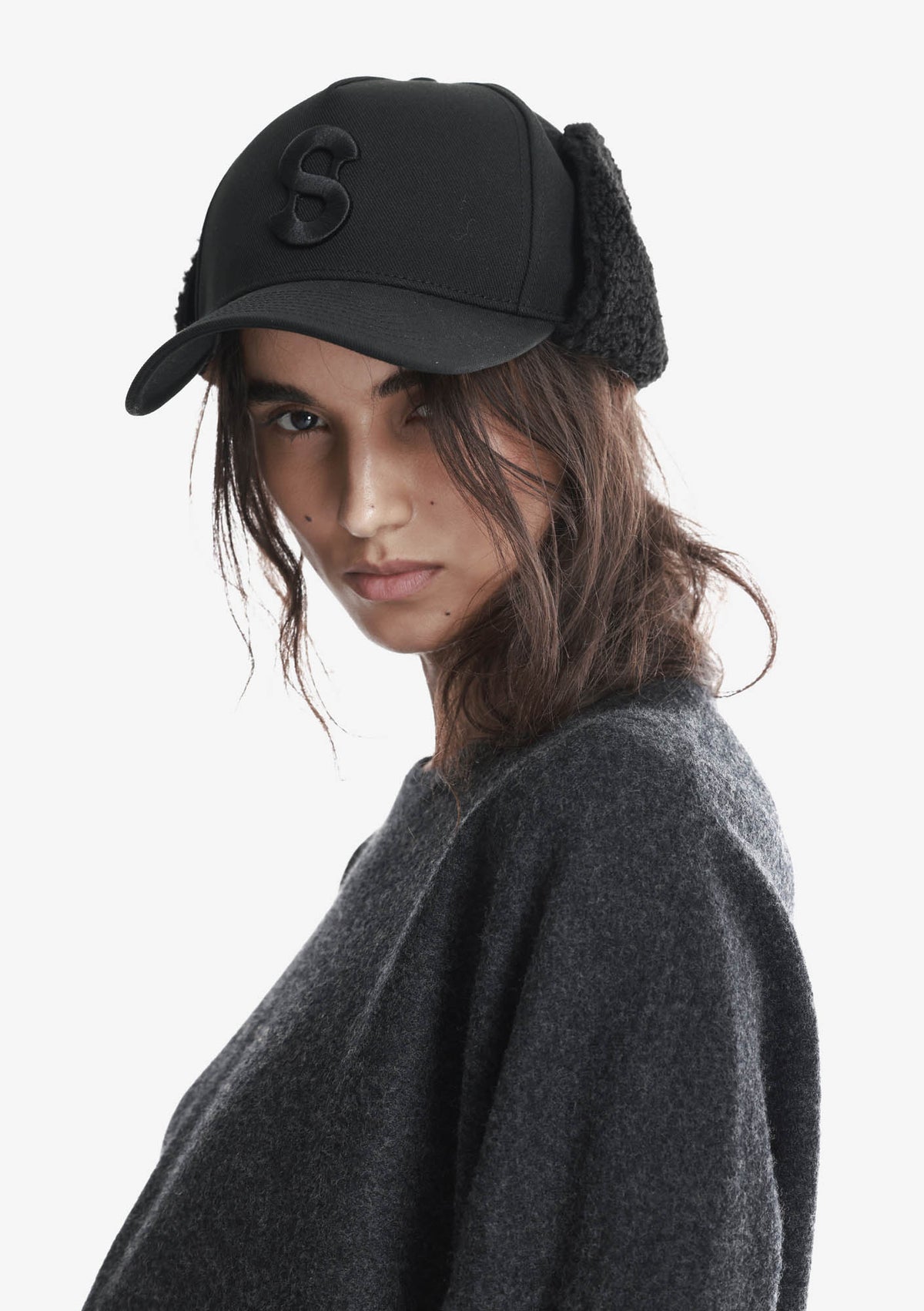 Утеплённая бейсболка с ушами Pu118 Alternate