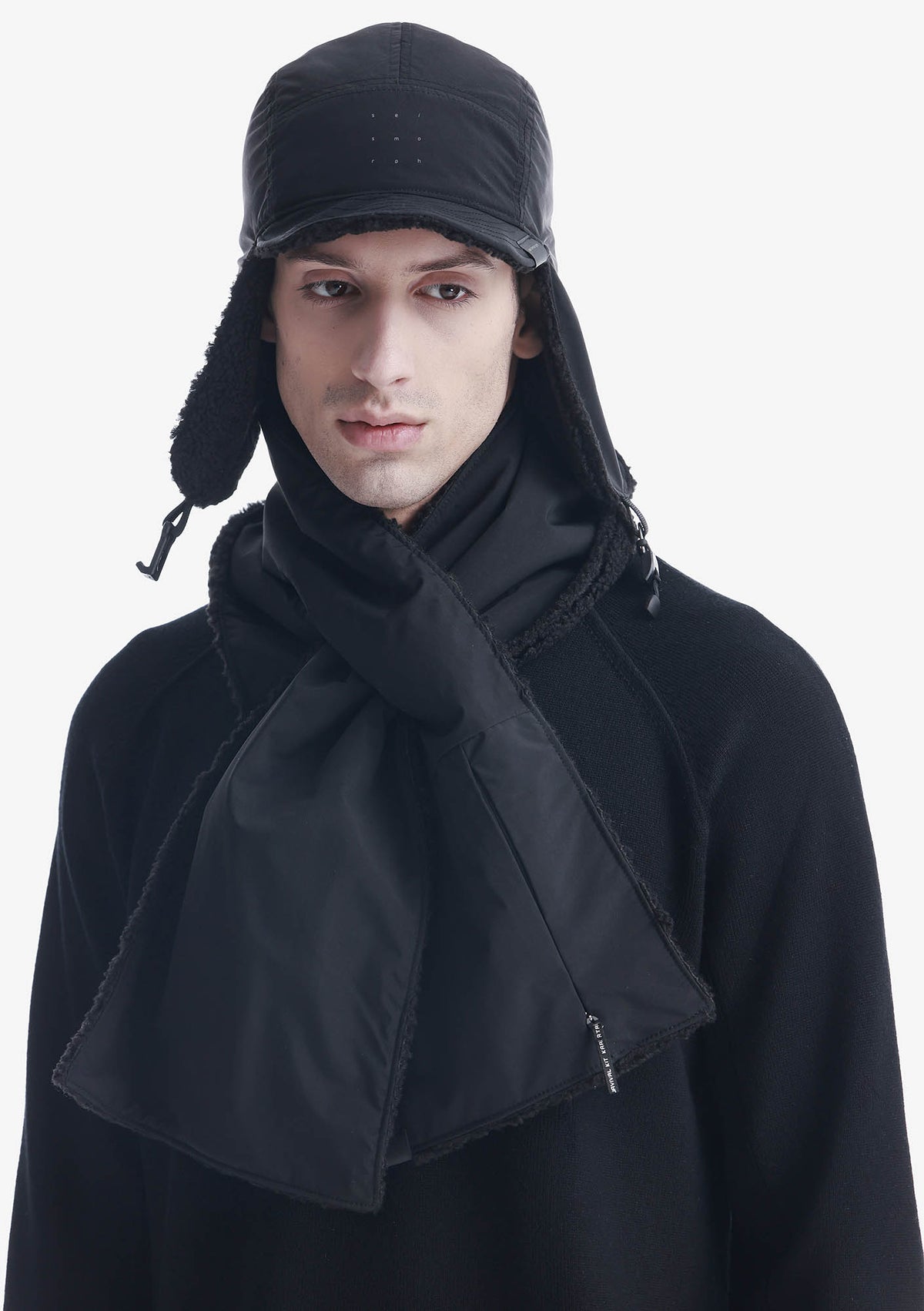 Утеплённая шапка из шерпы Pu85 - Pu85_1_01