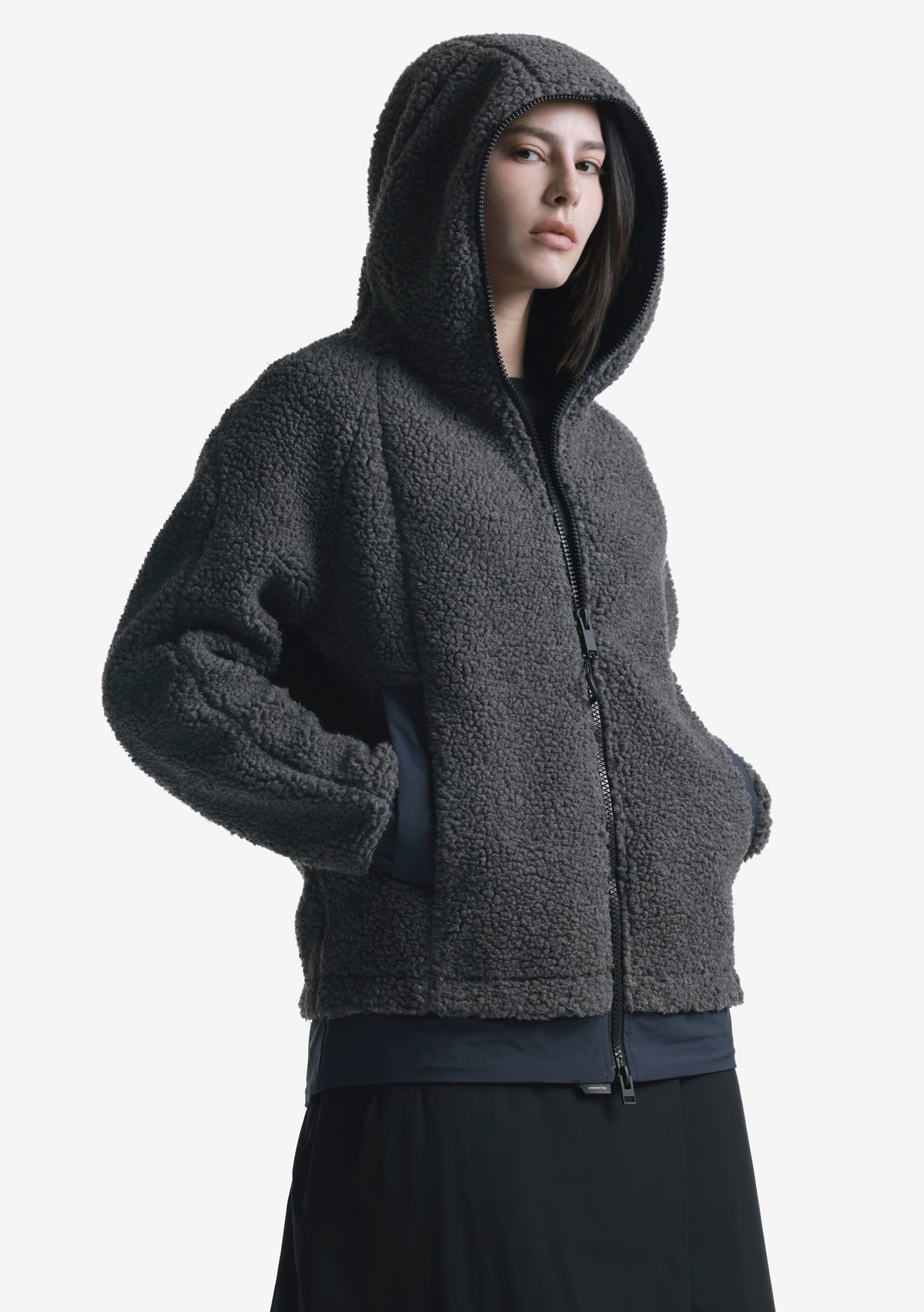Куртка PEEBLES из шерпы Qw493 - Qw493-2_05
