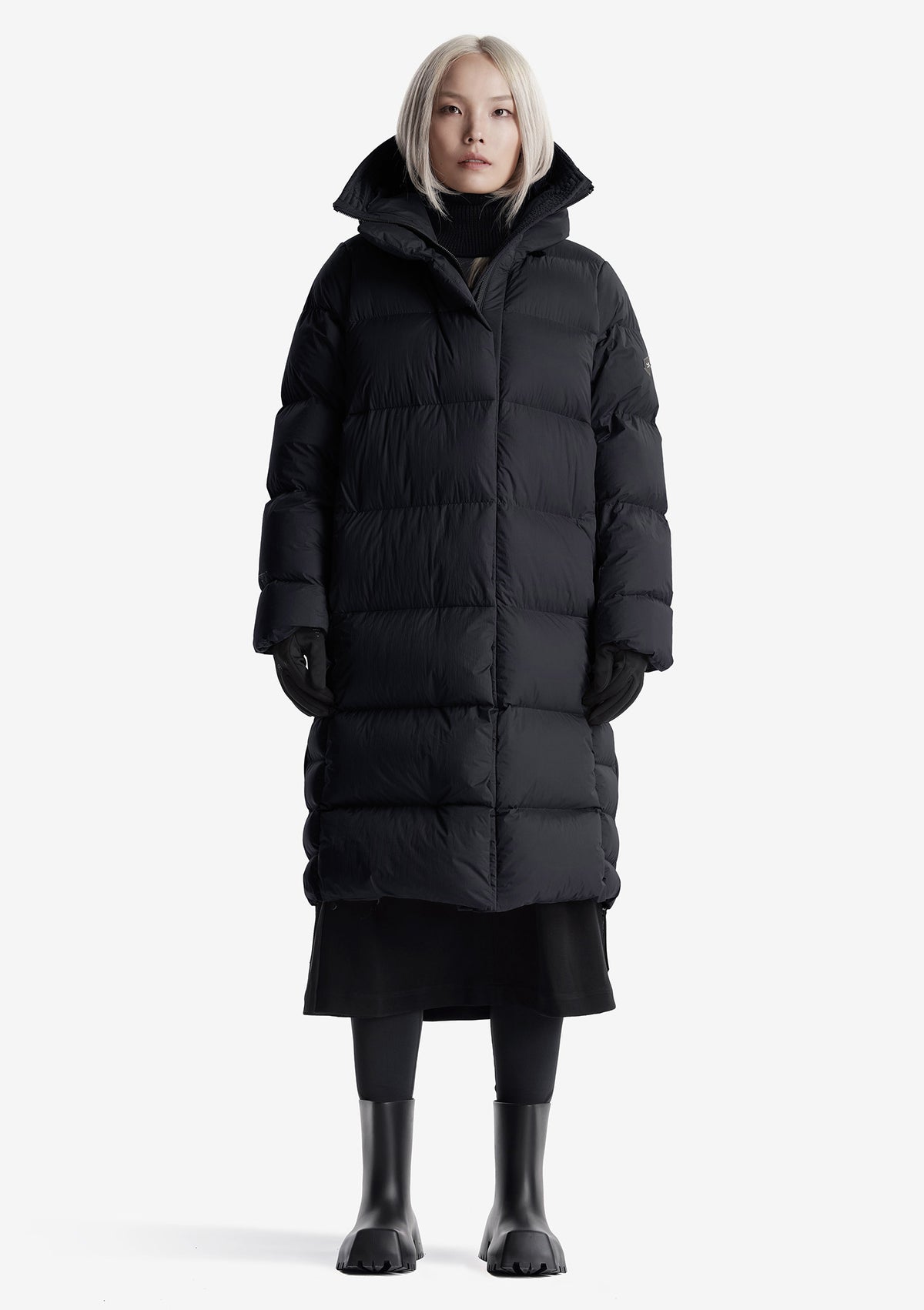 Длинный пуховик AITKEN Qw503