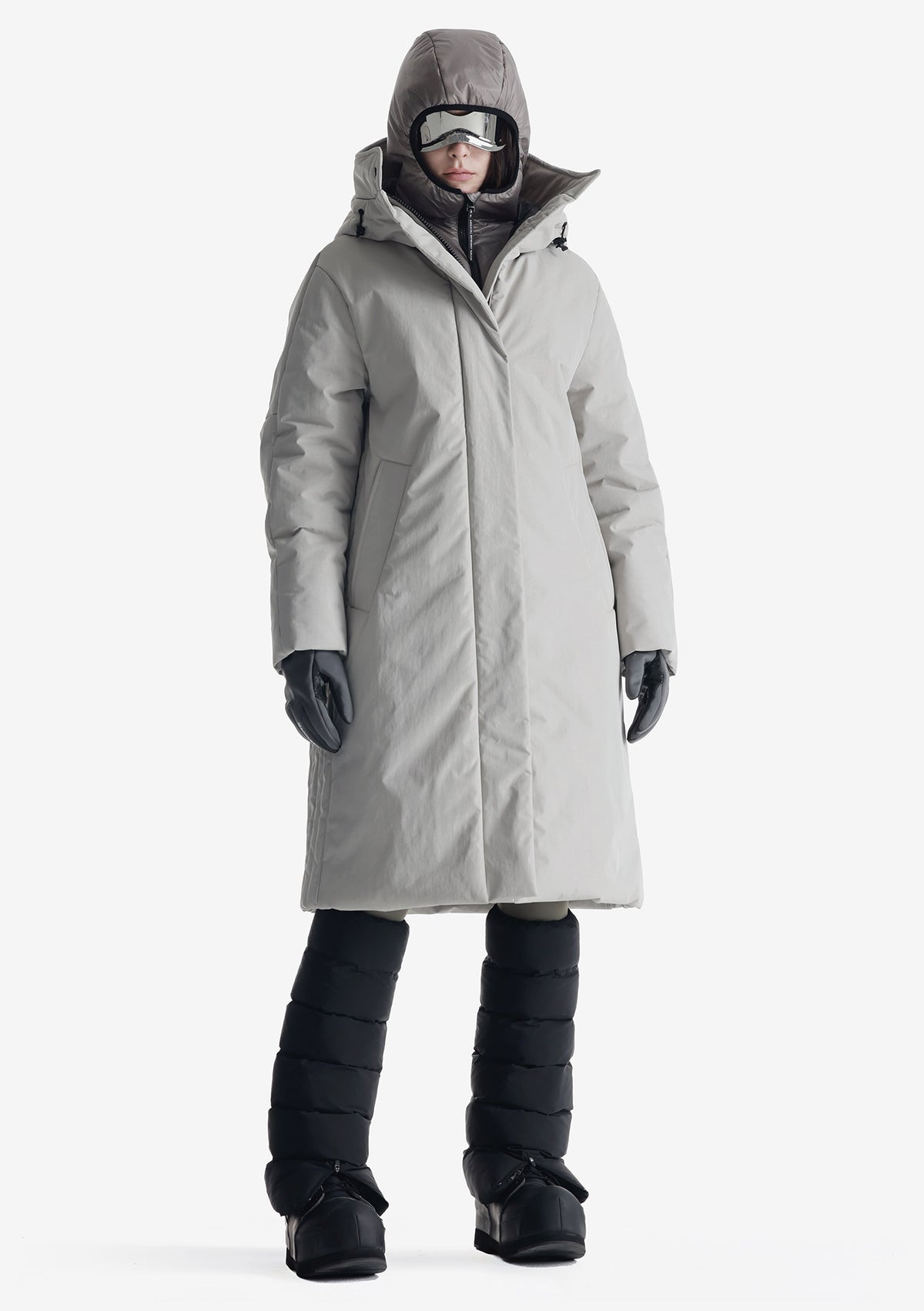 Длинная парка RITEG с капюшоном Qw523