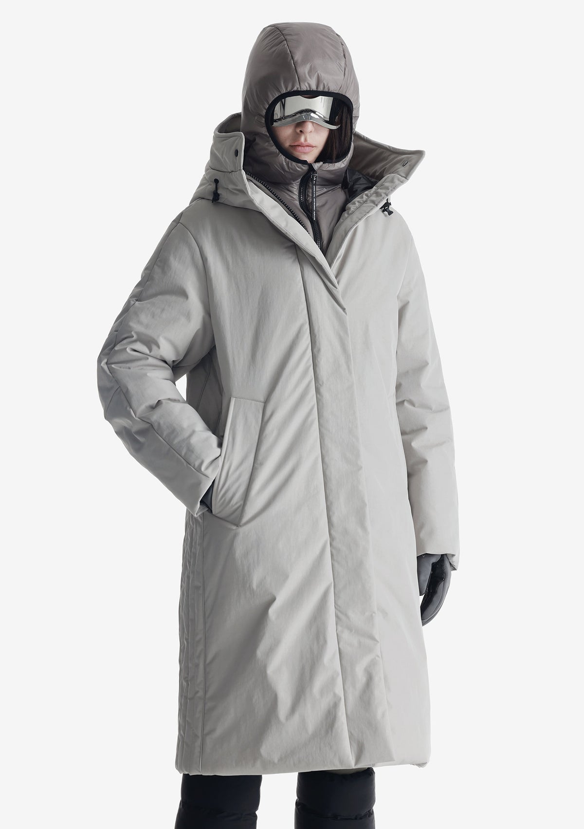 Длинная парка RITEG с капюшоном Qw523 - Qw523-815_05