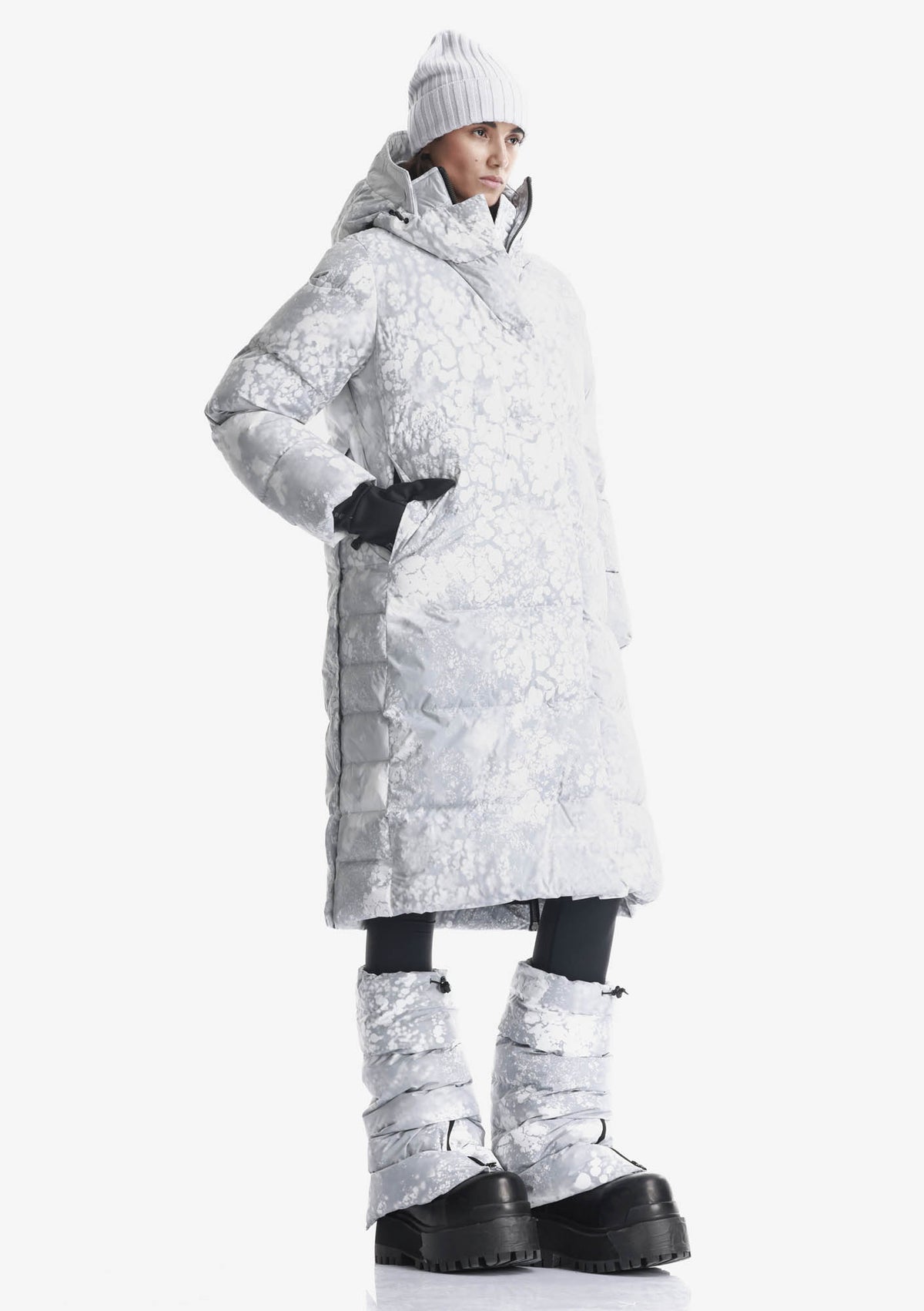 Удлинённый пуховик AITKEN Qw540