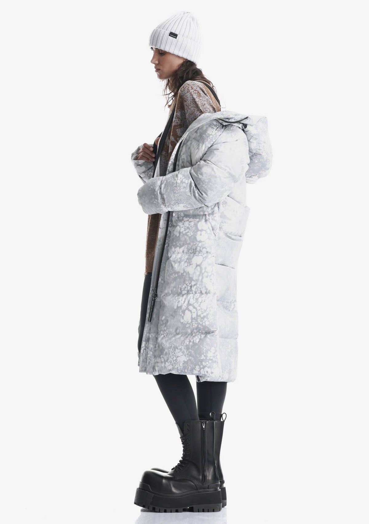Удлинённый пуховик AITKEN Qw540 - Qw540_41_04