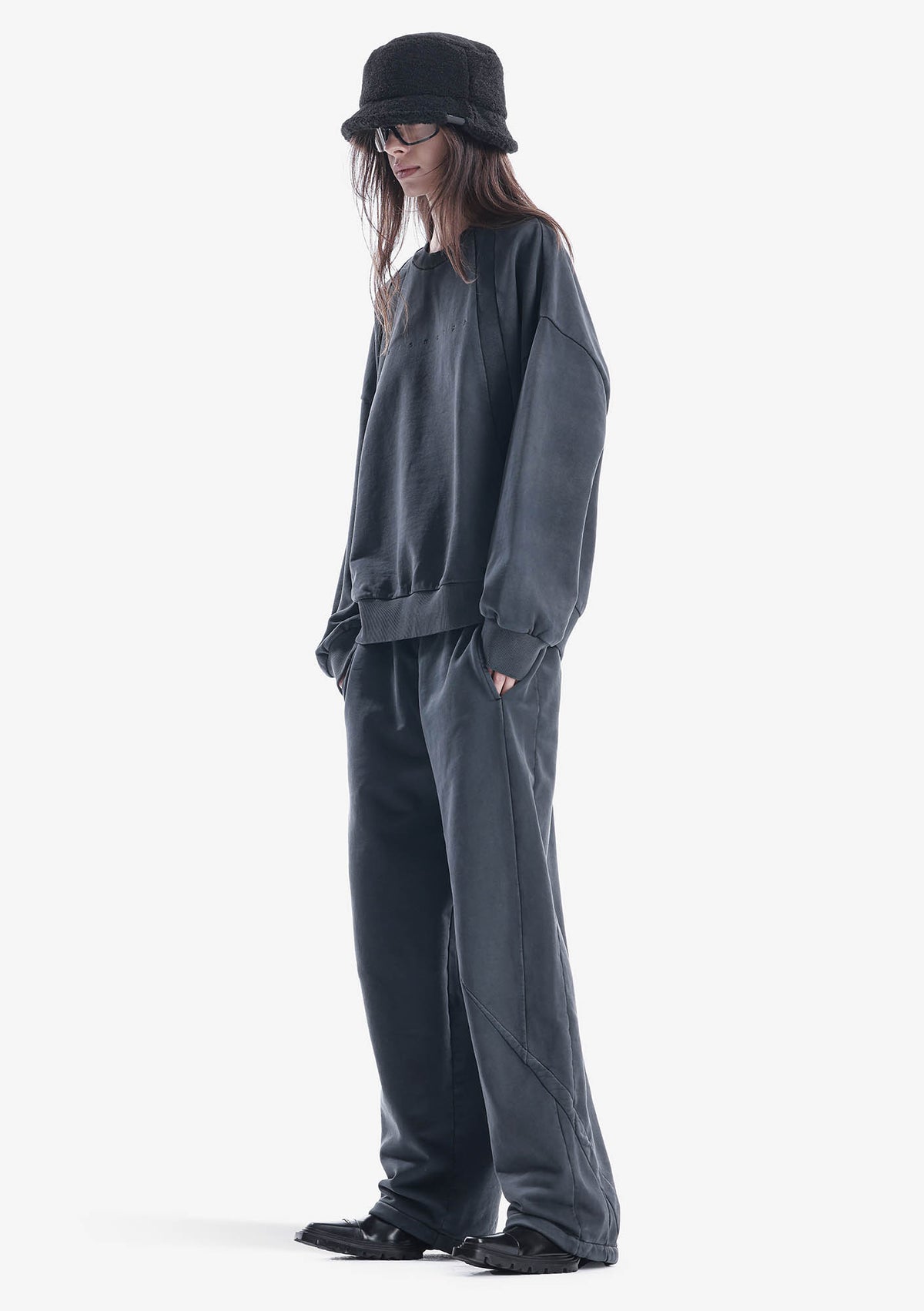 Широкие трикотажные брюки FRISSON Rw220 - Rw220_2_04