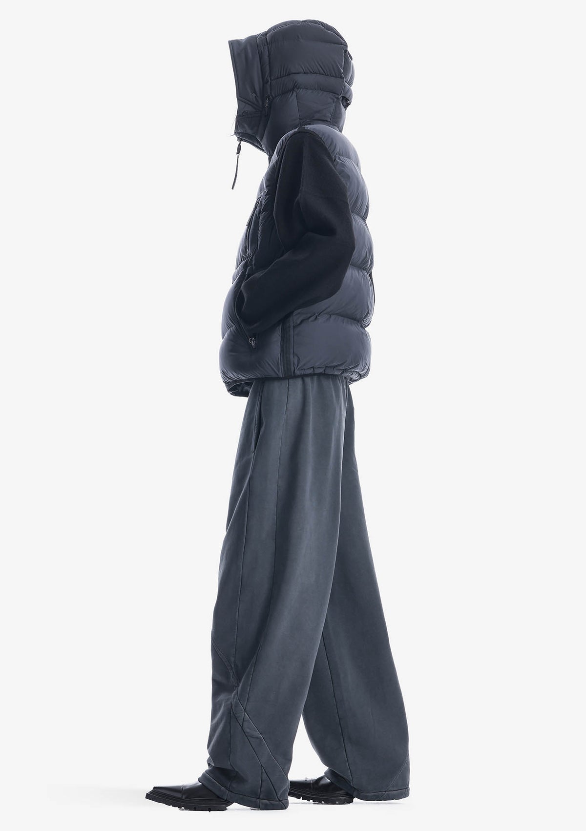 Широкие трикотажные брюки FRISSON Rw220 - Rw220_2_09