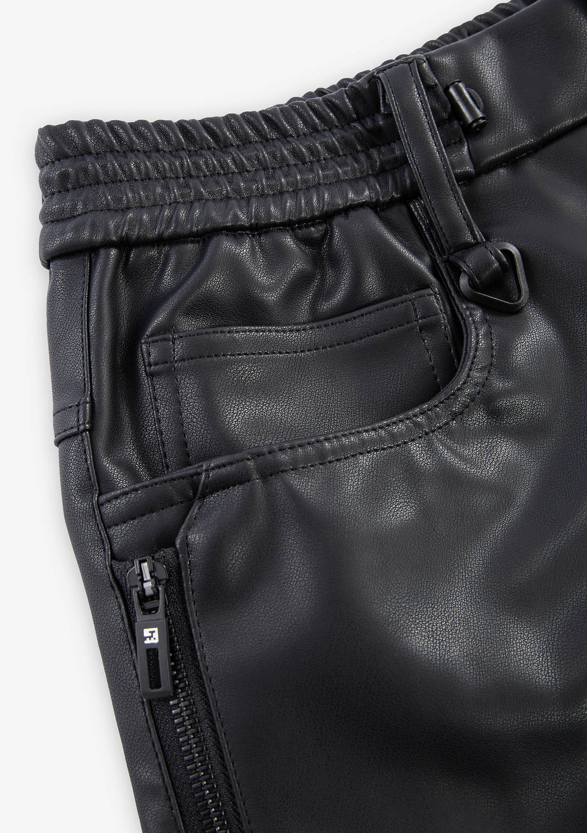 Широкие брюки VANT из эко-кожи Rw222 - Rw222_1_22