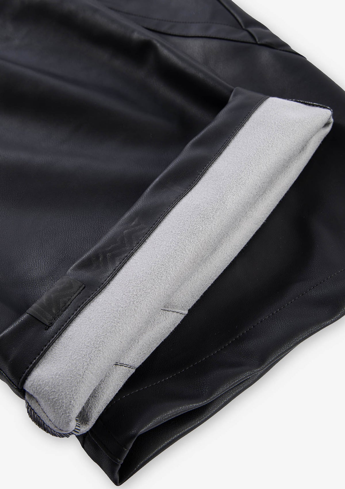 Широкие брюки VANT из эко-кожи Rw222 - Rw222_1_25